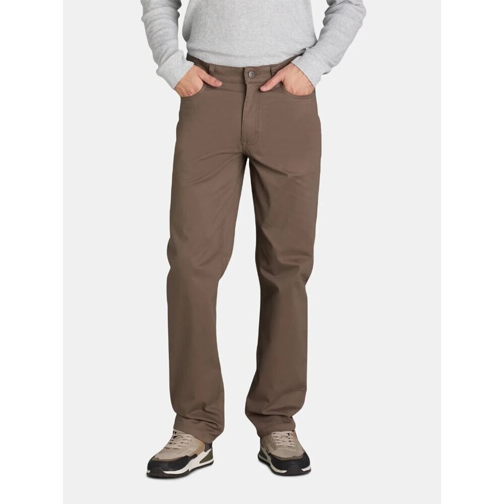 George Men's and Big Men's Premium 5 Pocket Pant, Size 38x30, Slim Fit, Mid-Rise
